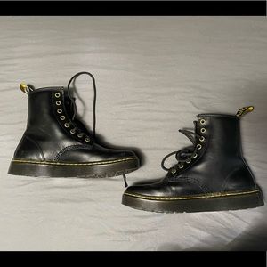 Doc Martens, Black, W 8, worn once